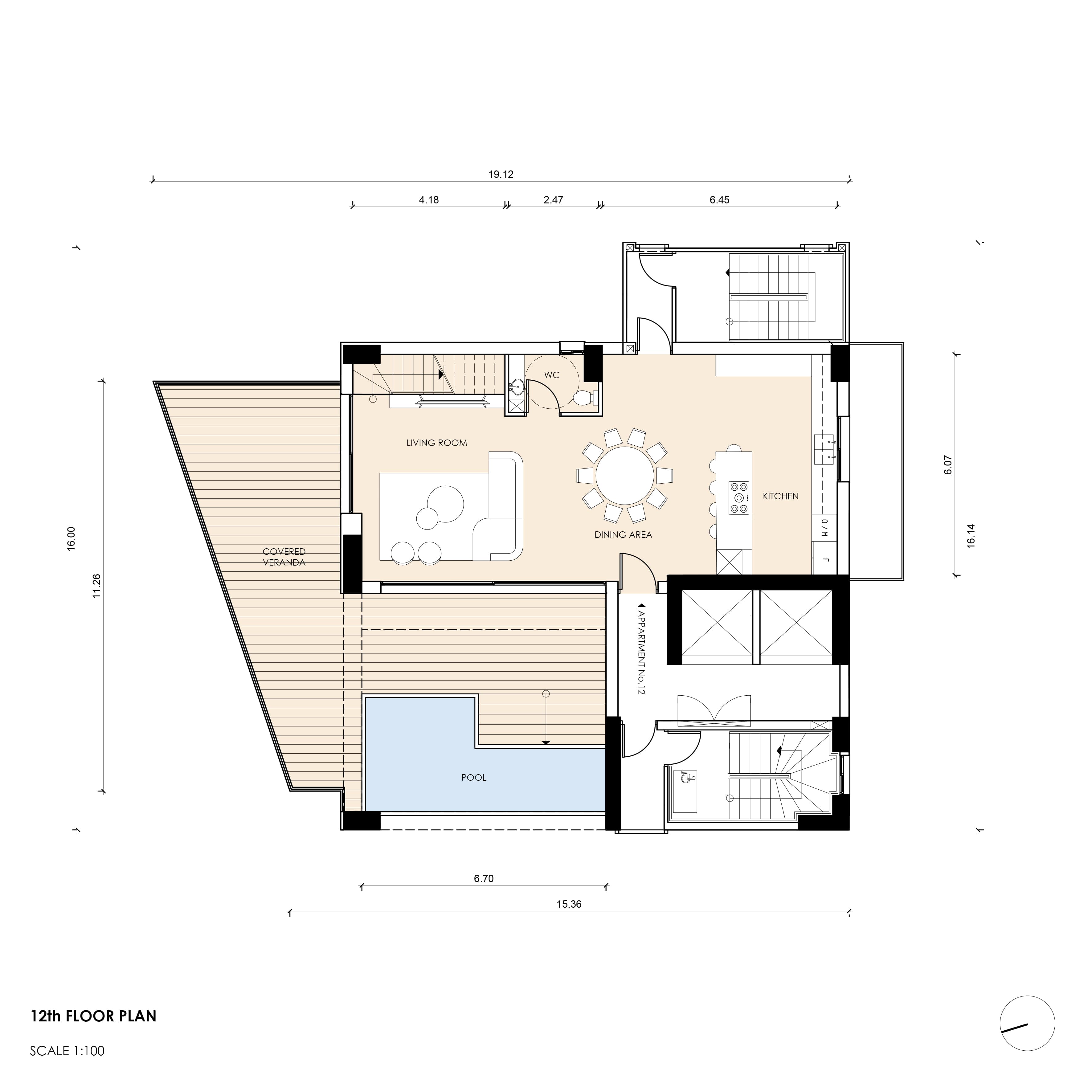 12th Floor Plan