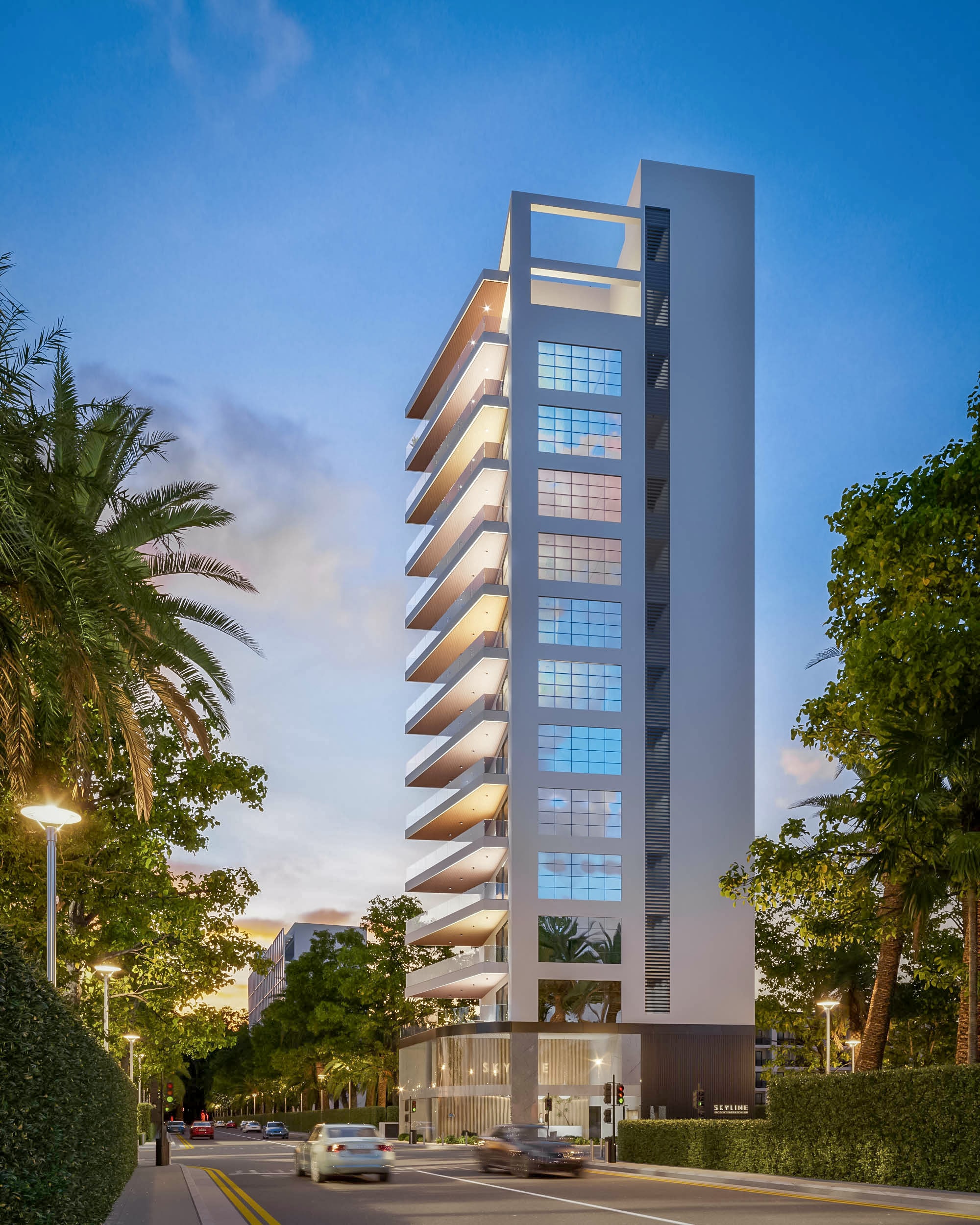 Skyline Exterior Side View